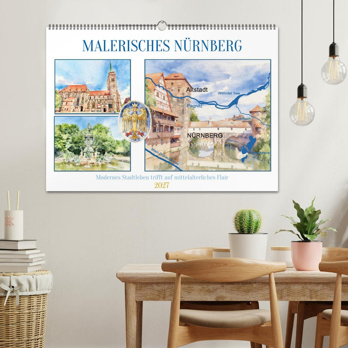 Malerisches Nürnberg (CALVENDO Wandkalender 2027)
