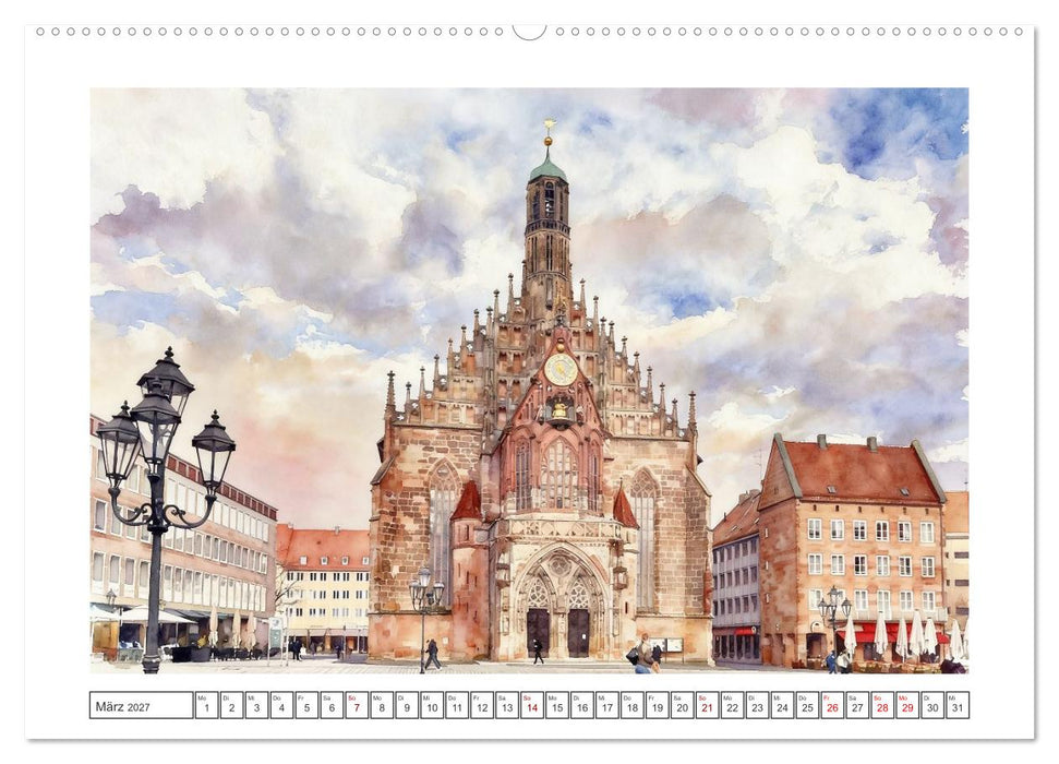 Malerisches Nürnberg (CALVENDO Wandkalender 2027)