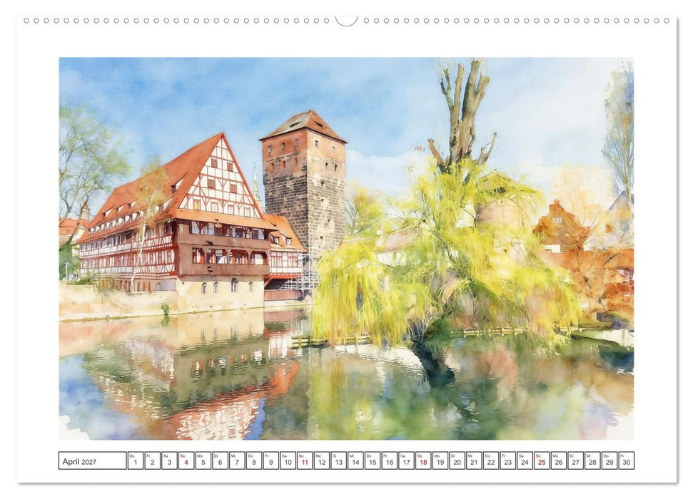 Malerisches Nürnberg (CALVENDO Wandkalender 2027)