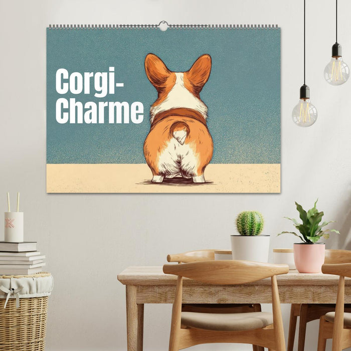 Corgi-Charme (CALVENDO Wandkalender 2027)