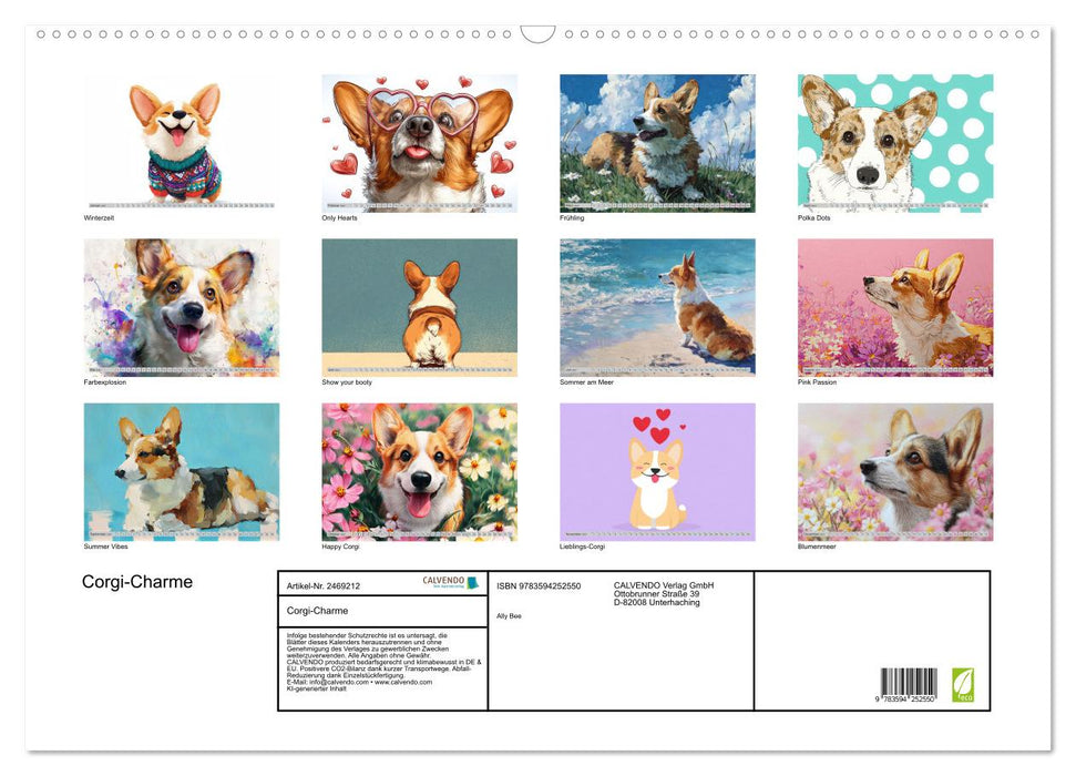 Corgi-Charme (CALVENDO Wandkalender 2027)