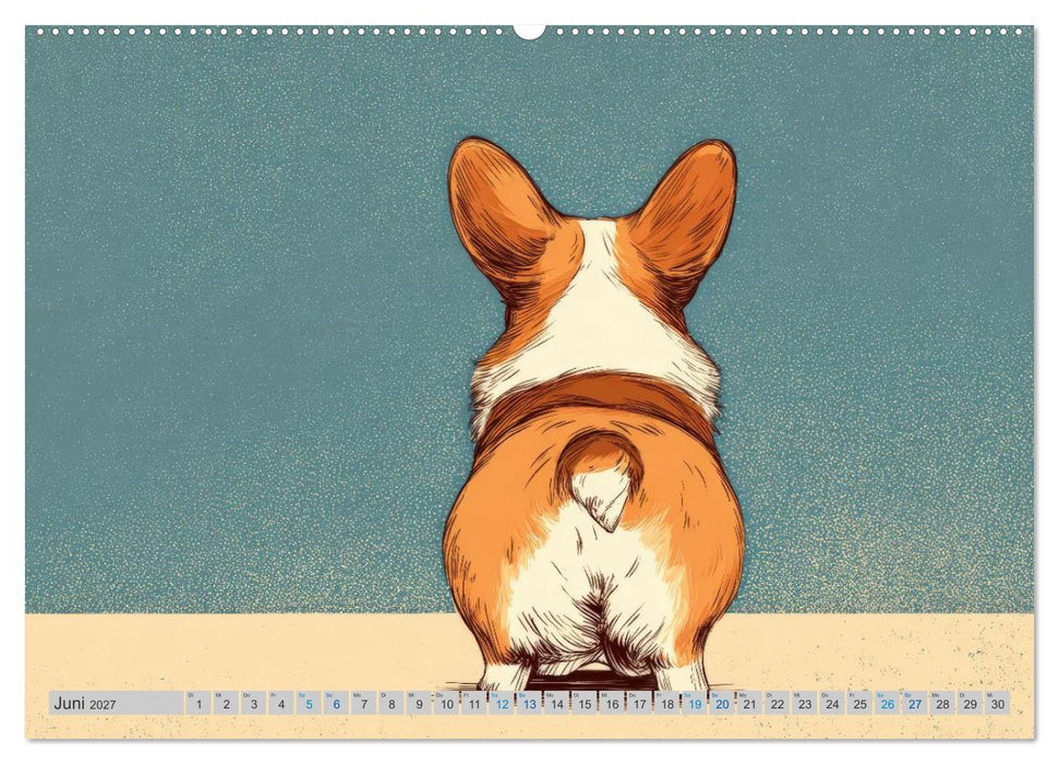 Corgi-Charme (CALVENDO Wandkalender 2027)