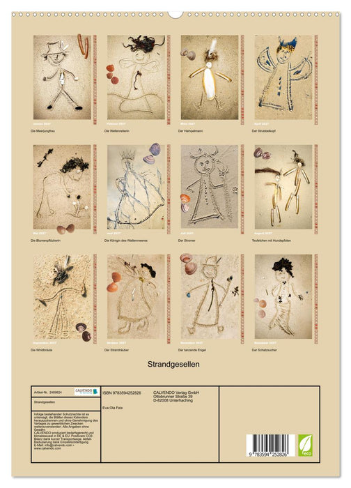 Strandgesellen (CALVENDO Premium Wandkalender 2027)