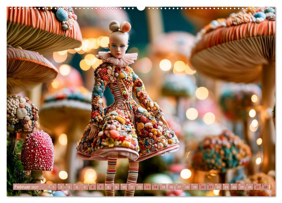Enchanted Fashion Dolls. Magische Modewelten zwischen Eleganz und Märchen (CALVENDO Wandkalender 2027)