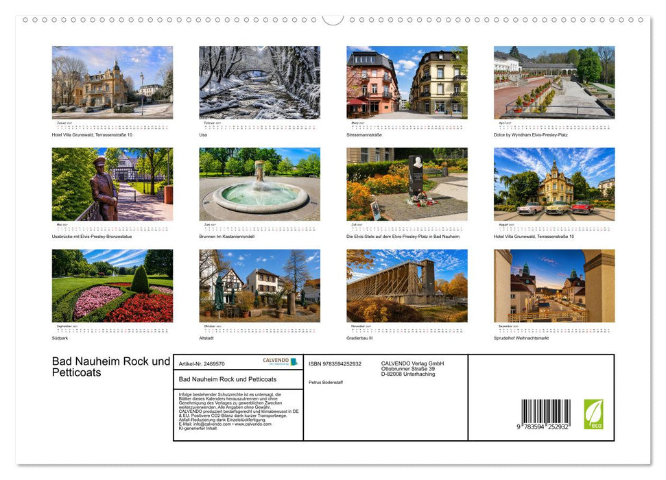 Bad Nauheim Rock und Petticoats (CALVENDO Premium Wandkalender 2027)