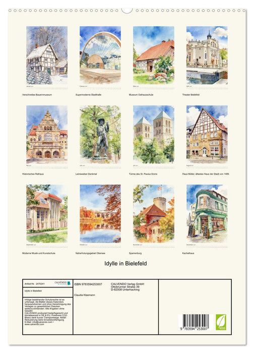 Idylle in Bielefeld (CALVENDO Premium Wandkalender 2027)