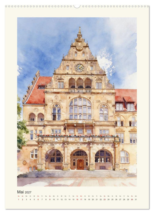 Idylle in Bielefeld (CALVENDO Premium Wandkalender 2027)