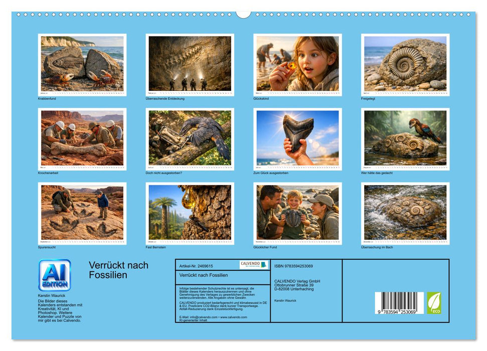 Verrückt nach Fossilien (CALVENDO Premium Wandkalender 2027)