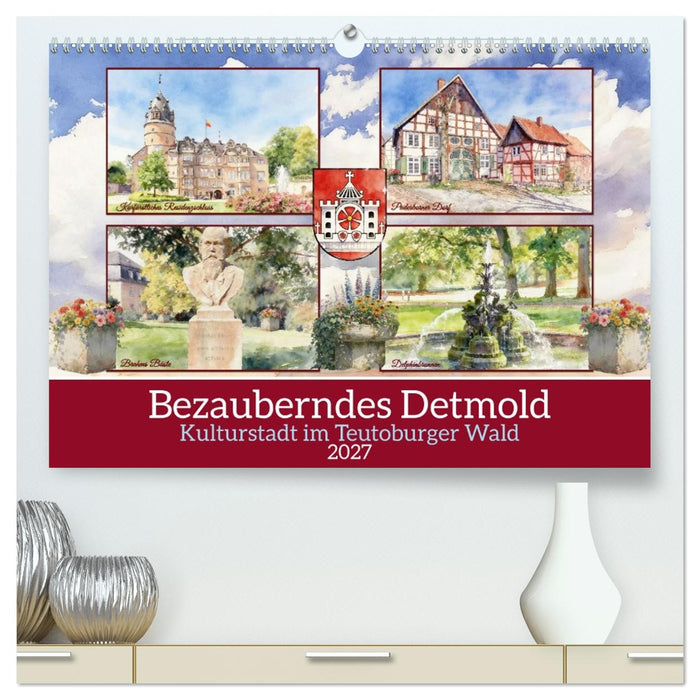 Bezauberndes Detmold (CALVENDO Premium Wandkalender 2027)