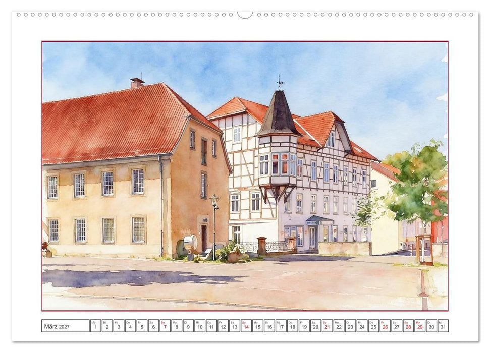 Bezauberndes Detmold (CALVENDO Premium Wandkalender 2027)
