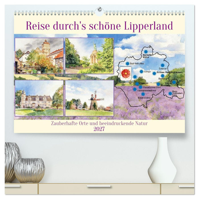 Reise durch's schöne Lipperland (CALVENDO Premium Wandkalender 2027)