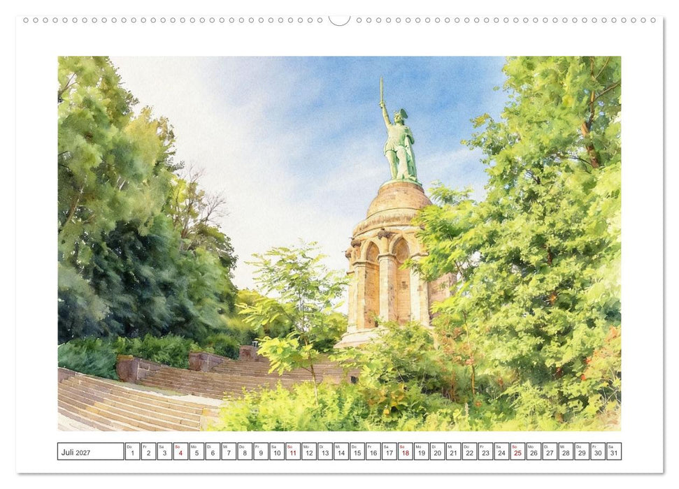 Reise durch's schöne Lipperland (CALVENDO Premium Wandkalender 2027)