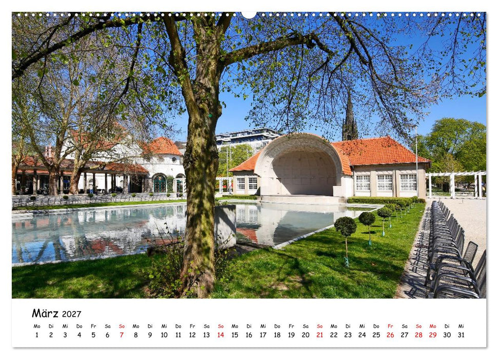 Bad Nauheim Kurstadt (CALVENDO Premium Wandkalender 2027)
