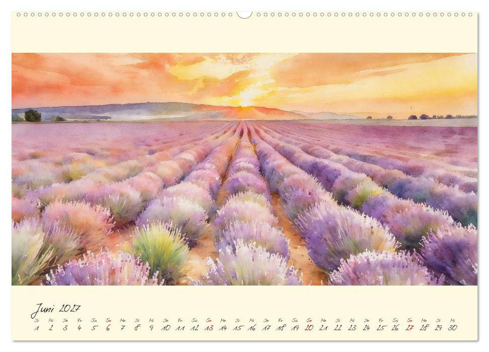 Blüten bis zum Horizont (CALVENDO Wandkalender 2027)