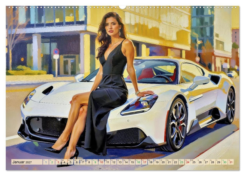 Angelehnt an Supersportwagen (CALVENDO Premium Wandkalender 2027)