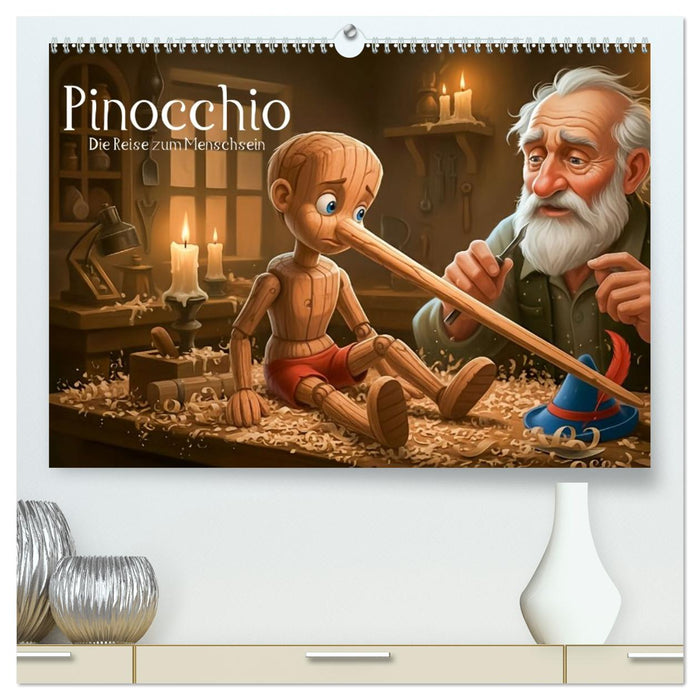 Pinocchio – Die Reise zum Menschsein (CALVENDO Premium Wandkalender 2027)