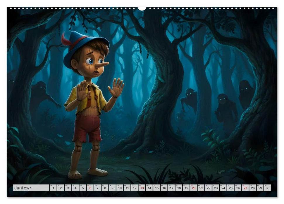Pinocchio – Die Reise zum Menschsein (CALVENDO Premium Wandkalender 2027)