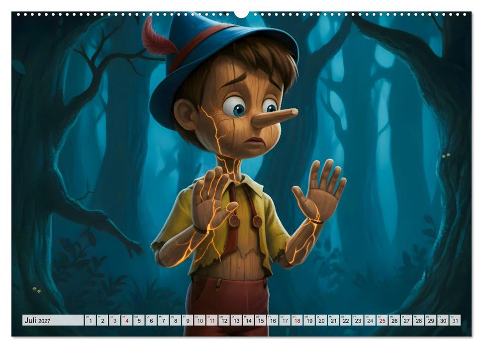 Pinocchio – Die Reise zum Menschsein (CALVENDO Premium Wandkalender 2027)