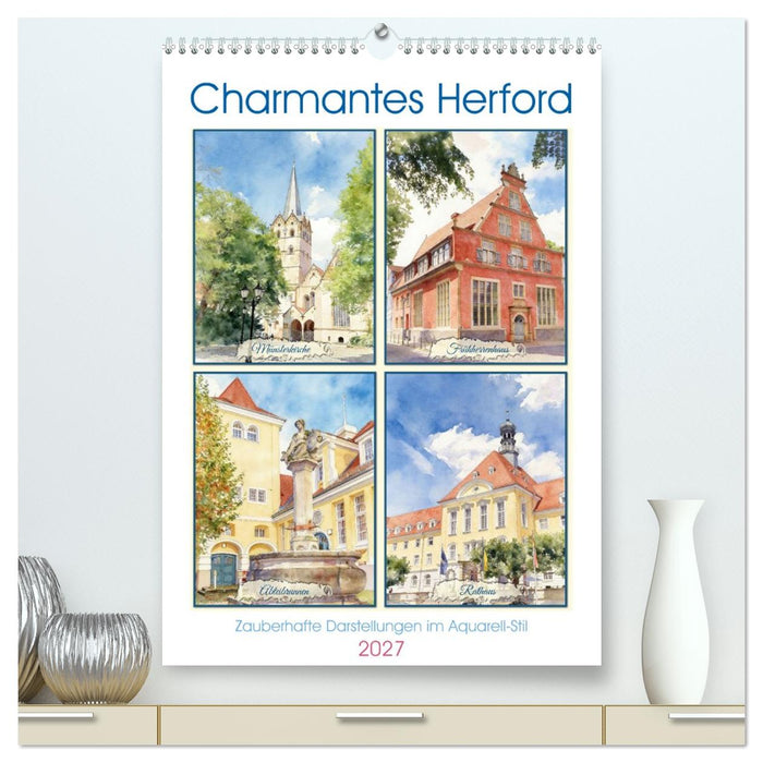 Charmantes Herford (CALVENDO Premium Wandkalender 2027)