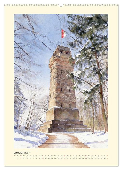 Charmantes Herford (CALVENDO Premium Wandkalender 2027)