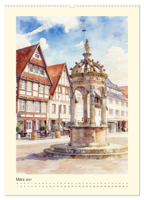 Charmantes Herford (CALVENDO Premium Wandkalender 2027)