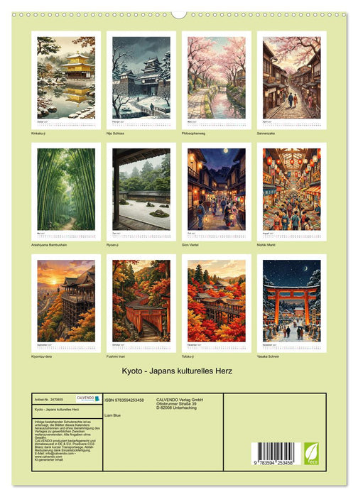 Kyoto - Japans kulturelles Herz (CALVENDO Premium Wandkalender 2027)