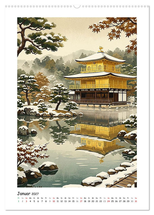 Kyoto - Japans kulturelles Herz (CALVENDO Premium Wandkalender 2027)