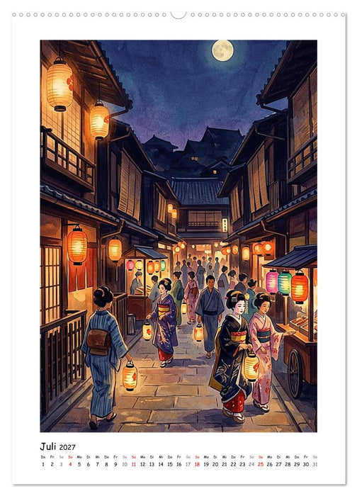 Kyoto - Japans kulturelles Herz (CALVENDO Premium Wandkalender 2027)