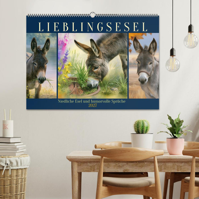 Lieblingsesel (CALVENDO Wandkalender 2027)
