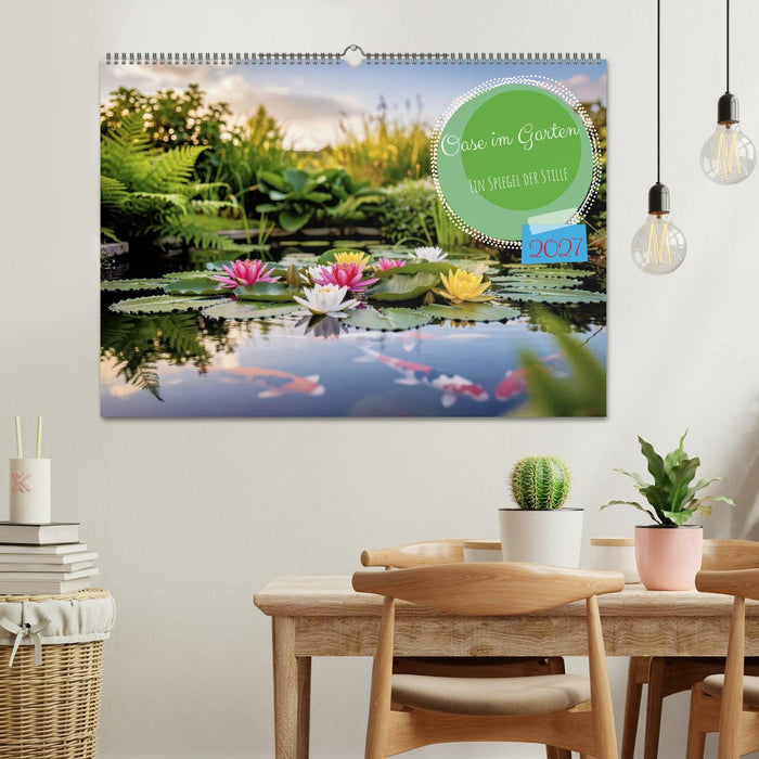 Oase im Garten (CALVENDO Wandkalender 2027)