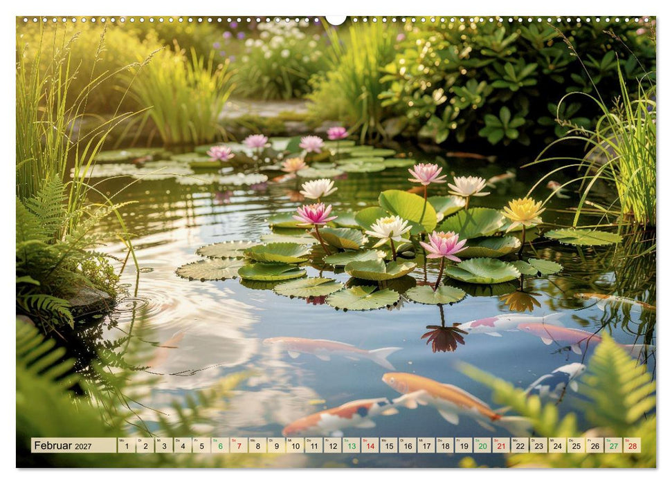 Oase im Garten (CALVENDO Wandkalender 2027)