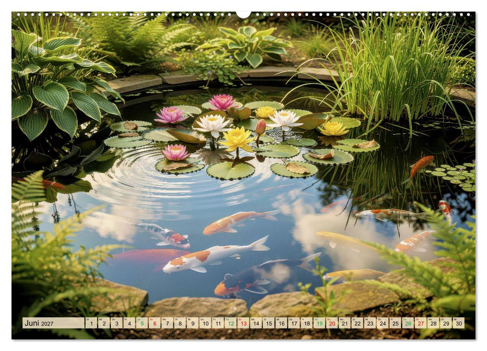 Oase im Garten (CALVENDO Wandkalender 2027)