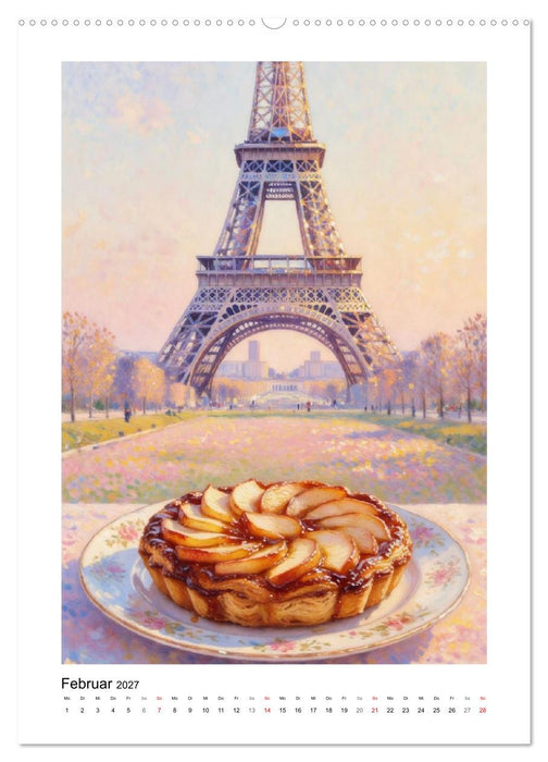 GEMALTE GAUMENFREUDEN - Desserts (CALVENDO Premium Wandkalender 2027)