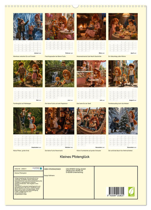 Kleines Pfotenglück (CALVENDO Premium Wandkalender 2027)