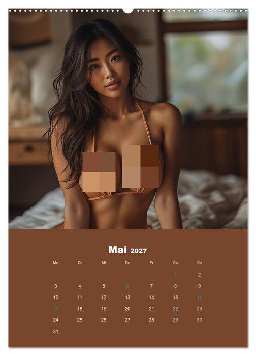 Asian Girls Kalender – Sexy Bikini Schönheiten (CALVENDO Wandkalender 2027)