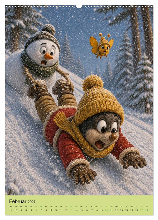 Milo und Flori (CALVENDO Premium Wandkalender 2027)