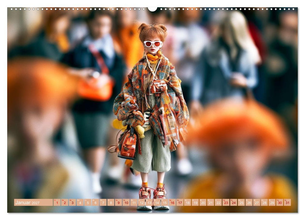 Street Style Dolls. Modepuppen im Großstadtlook (CALVENDO Wandkalender 2027)