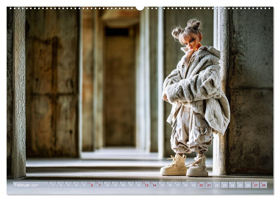 Street Style Dolls. Modepuppen im Großstadtlook (CALVENDO Wandkalender 2027)