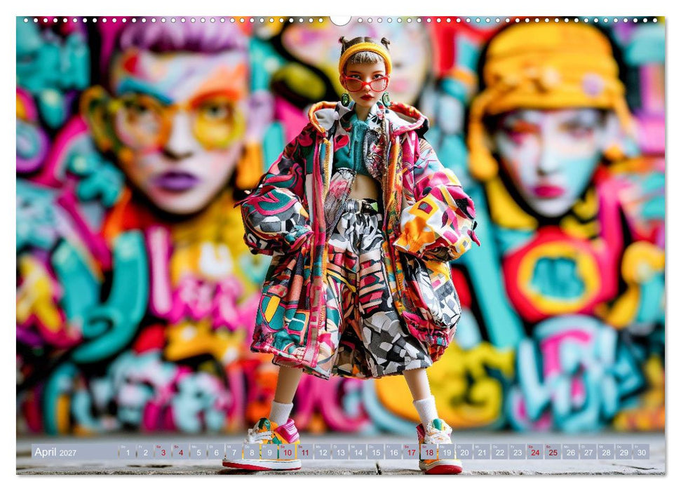 Street Style Dolls. Modepuppen im Großstadtlook (CALVENDO Wandkalender 2027)