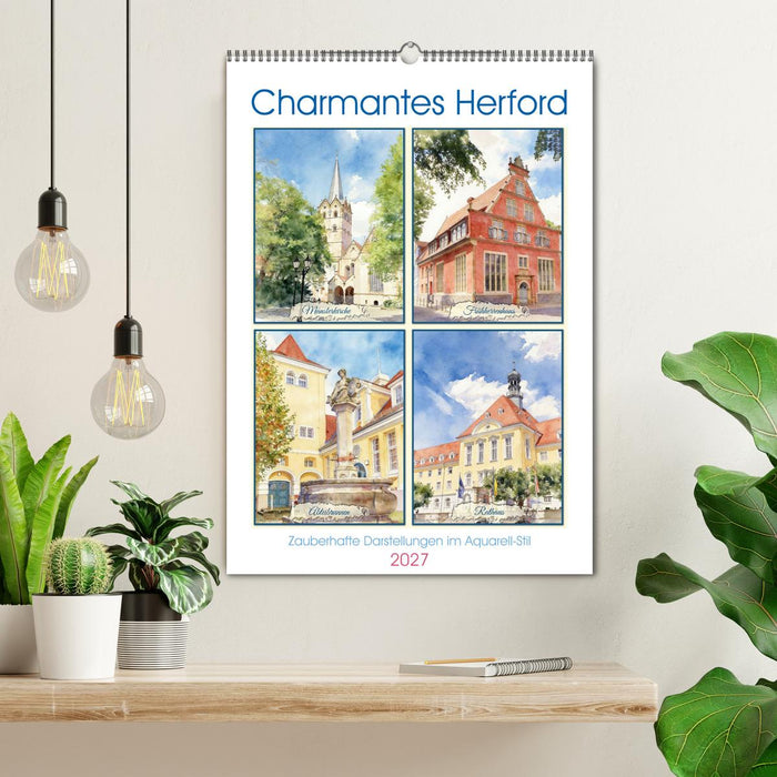 Charmantes Herford (CALVENDO Wandkalender 2027)