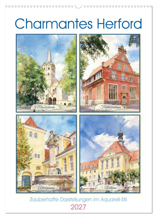 Charmantes Herford (CALVENDO Wandkalender 2027)