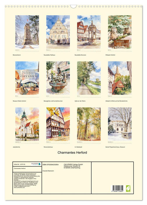 Charmantes Herford (CALVENDO Wandkalender 2027)
