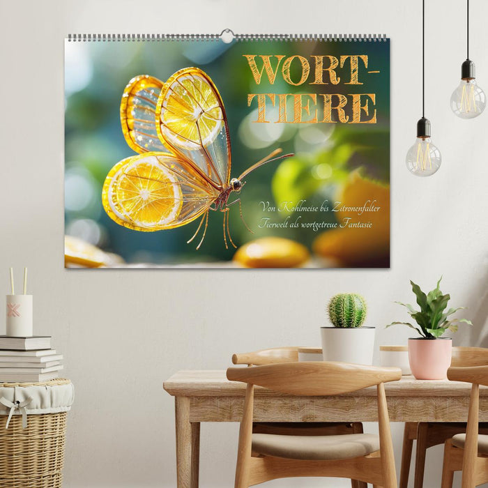 Wort-Tiere (CALVENDO Wandkalender 2027)