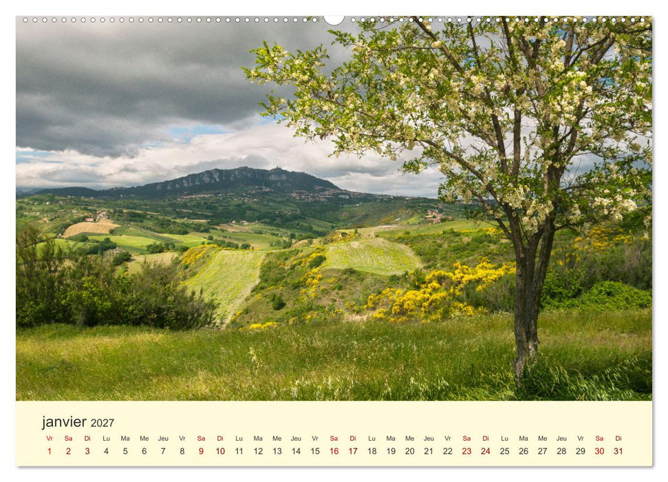 Saint-Marin La plus ancienne république du monde (CALVENDO Calendrier supérieur 2027)
