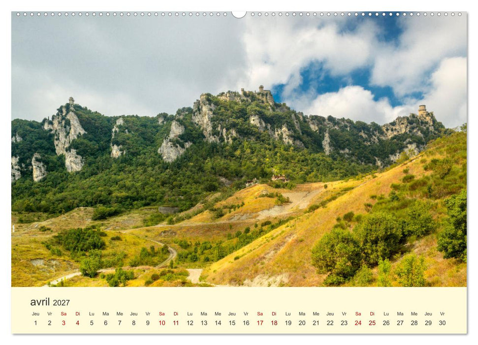 Saint-Marin La plus ancienne république du monde (CALVENDO Calendrier supérieur 2027)