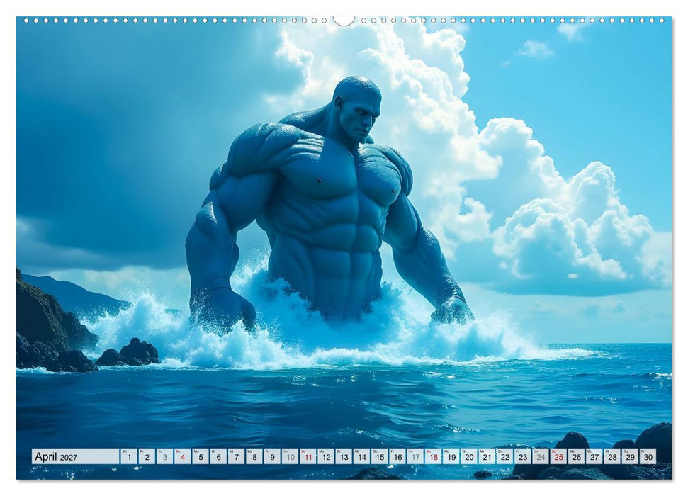 Titanen – Herrscher vor den Göttern (CALVENDO Premium Wandkalender 2027)