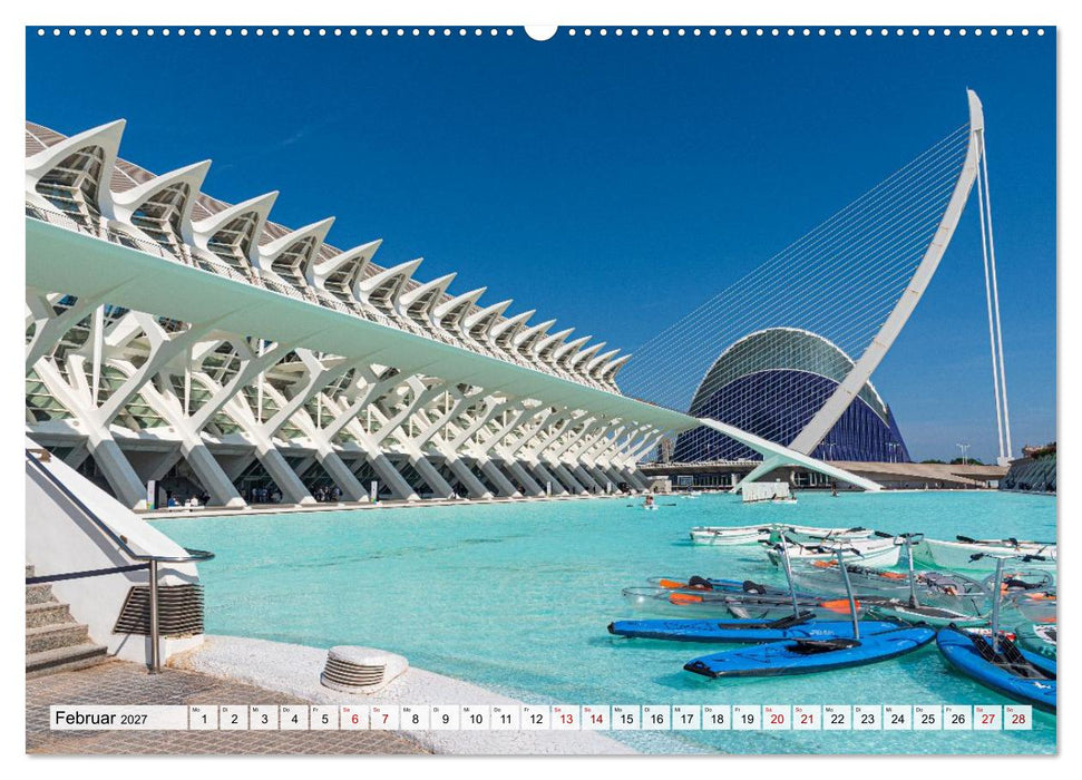 Valencia - Stadt der Künste und der Wissenschaft (CALVENDO Wandkalender 2027)