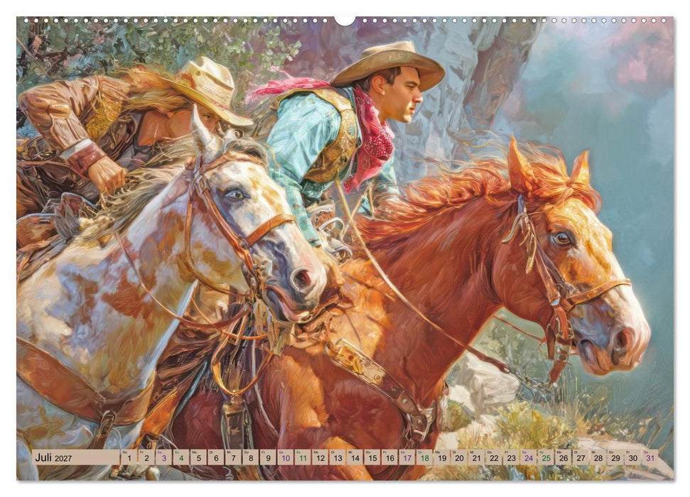 Der Wilde Westen - Ein legendärer amerikanischer Mythos (CALVENDO Premium Wandkalender 2027)