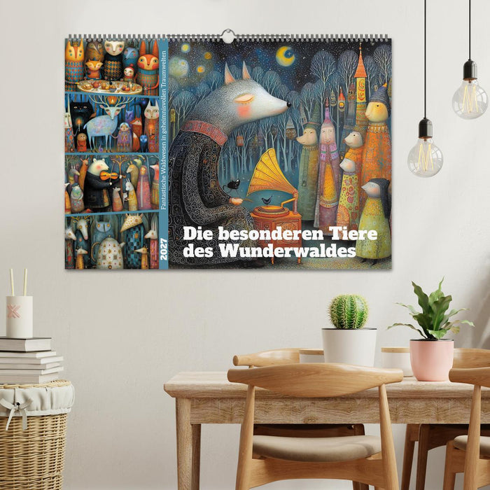 Die besonderen Tiere des Wunderwaldes (CALVENDO Wandkalender 2027)