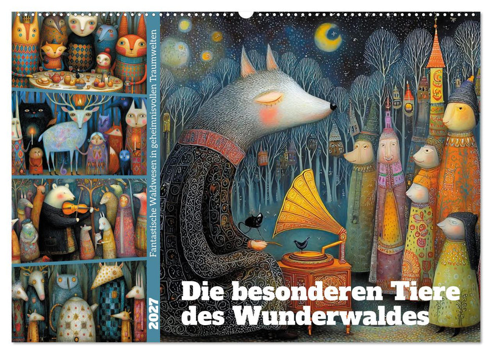 Die besonderen Tiere des Wunderwaldes (CALVENDO Wandkalender 2027)